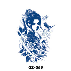 Juice herbal tattoo stickers semi-permanent non-reflective simulation pattern waterproof long-lasting tattoo stickers for men and women