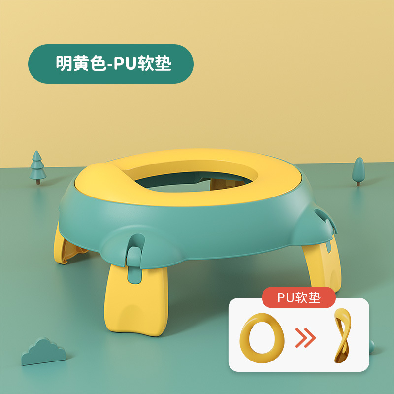 Inodoro plegable portátil para niños inodoro de Emergencia Móvil para bebés macho y hembra orinal al aire libre sin limpieza