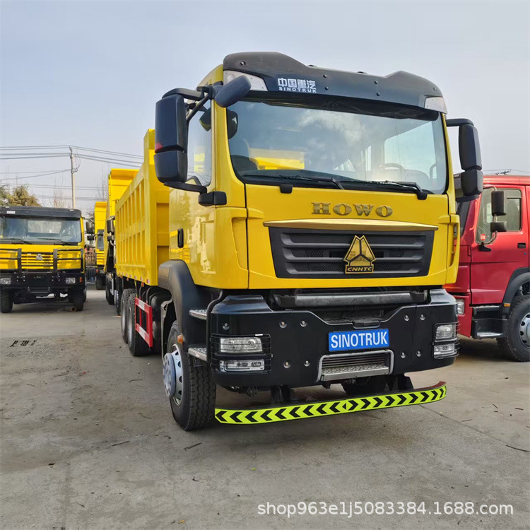 Rear Eight-Wheel Large Pump Direct Injection Dump Truck Rear Eight-Wheel Dump Truck 60cm Sideboard Standard Container Semi-Trailer