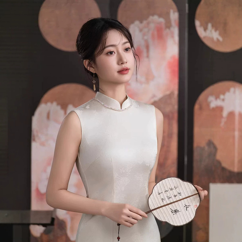 Qipao Summer 2026 New Style Elegant Socialite Style Chic Daily Wear Banquet Engagement Long Dress Qipao Summer 2026 New Style Elegant Socialite Style Chic Daily Wear Banquet Engagement Long Dress