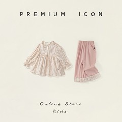 鑫谷童裝女童宮廷風襯衫2023秋裝新款兒童法式中小童碎花娃娃衫