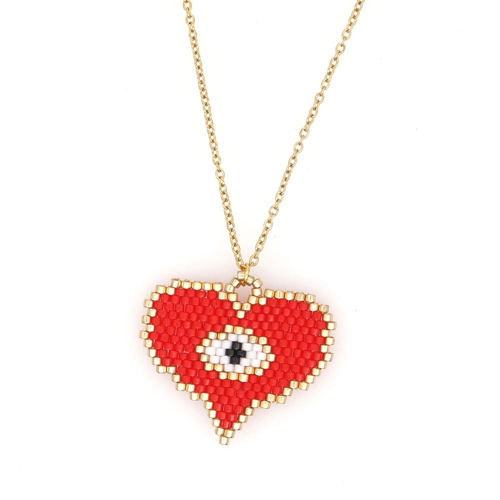 Miyuki Bead Eye Necklace