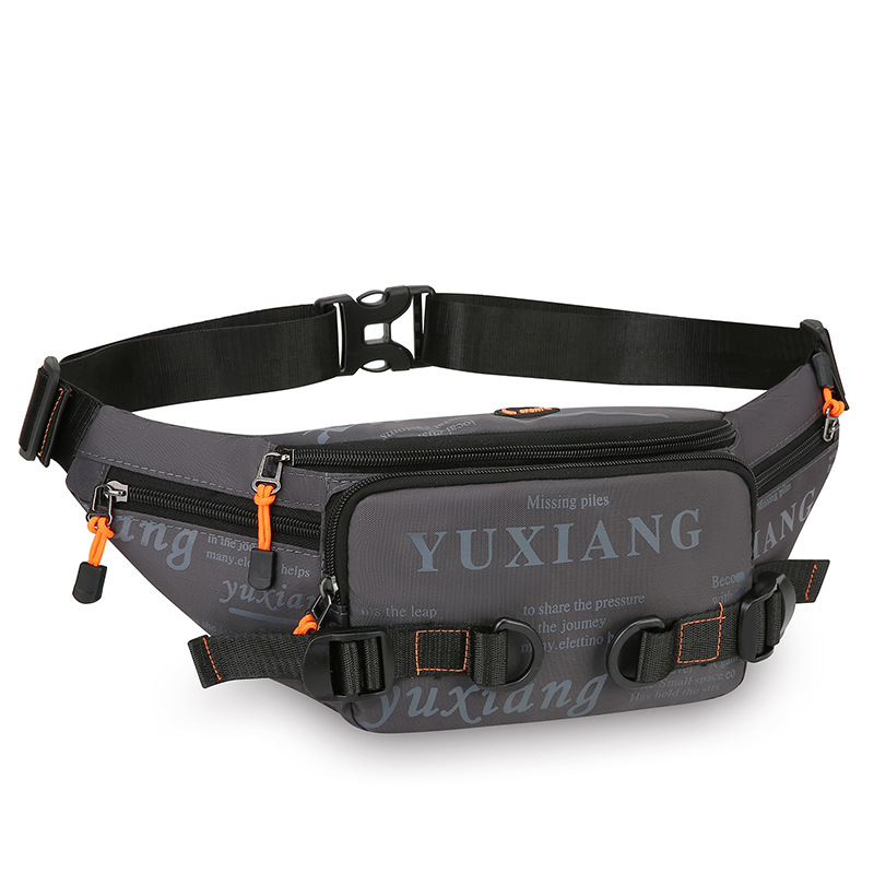 Bolso de pecho para hombres, bolso de cintura deportivo de moda, bolso de hombro portátil al aire libre, bolso de hombre.