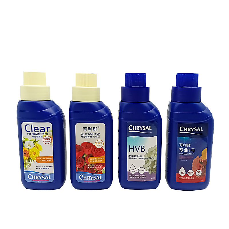 Flores frescas Kelli conservantes frascos claros frascos de 250ml mejorados líquido de floración líquido nutricional Kelli fresco de madera HVB image 5