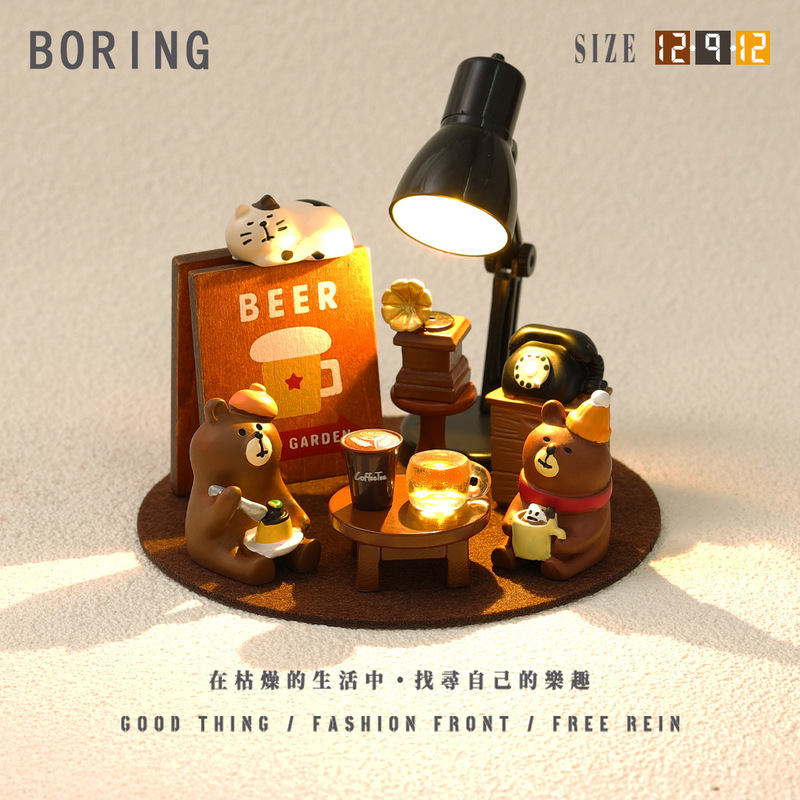 Desktop Ornaments, Entrance Hall Gifts, Workstations, Cute Emotional Stability Office Night Lights