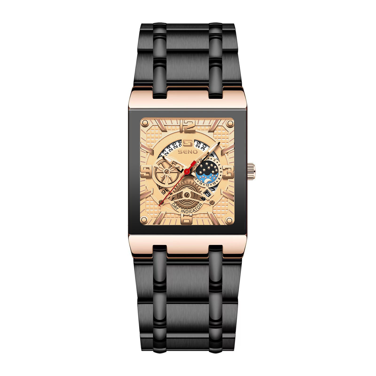 Orologi da uomo, piccoli orologi quadrati, orologi da uomo luminosi, orologi in lega, orologi da uomo, orologi al quarzo cavi_voghion.com