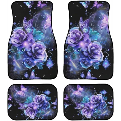 Avtomobil döşəmə paspasları – non-slip, universal floor mats - 1-129-pattern-21-3344cmtwo-piece-set