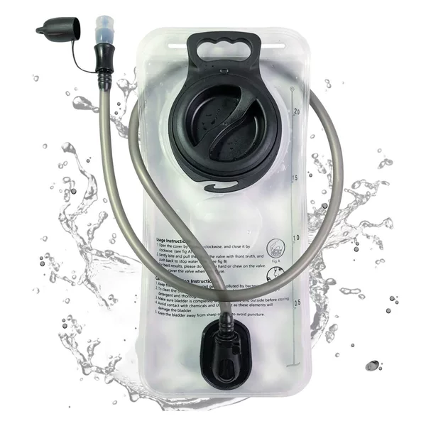 Outdoor drinking water bag cross-country running hiking hiking water bag portable soft water bag with straw suction nozzle