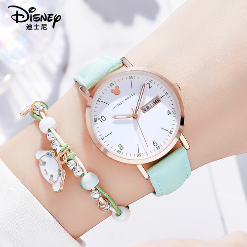 Disney Watch Women's Middle School Junior High School Girls  New Examination Junior High School Girls Waterproof Female