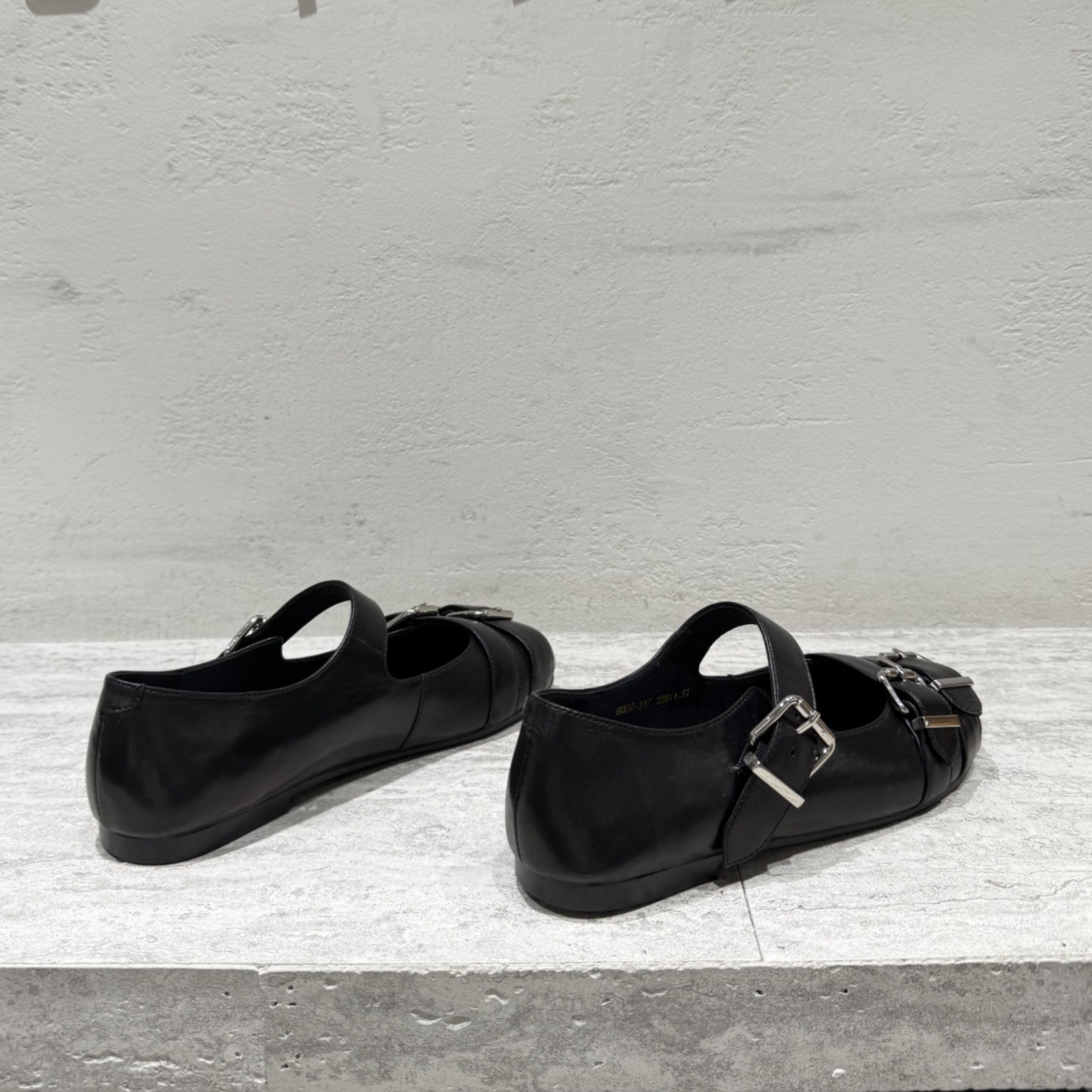 Dames mary jane schoenen van leer met dubbele gesp retro stijl_voghion.com
