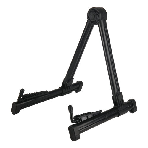 Compact size foldable guitar stand, folk guitar stand, classical and electric wood guitar floor stand
