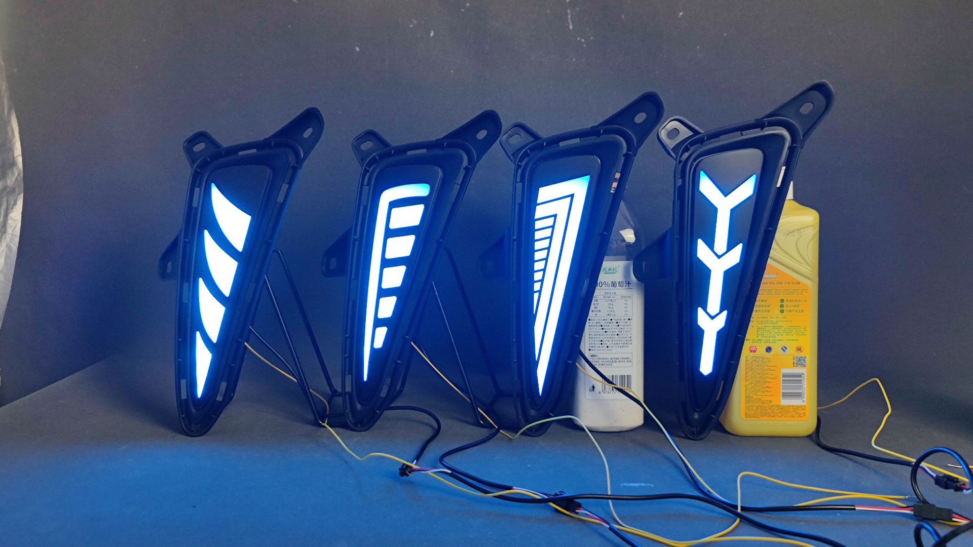 Suitable for 18-20 Toyota Chr Daytime Running Lights Yize Front Fog Light Frame Modified Led Daytime Running Decorative Lights