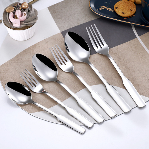 304 stainless steel spoon thickened household adult spoon Chinese style cute children's creative eating spoon stirring spoon