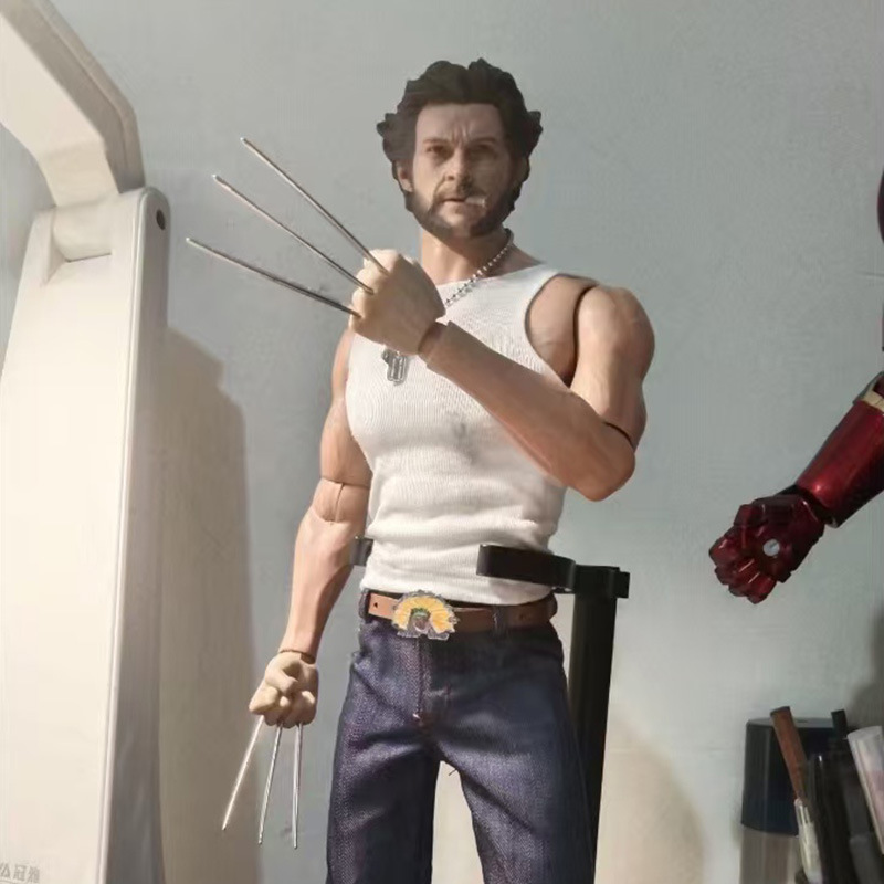 1/6 Soldier Vest High Elastic Clear Color Top 30CM Doll BJD Special Six Clothing Wolverine YEESENYIYI