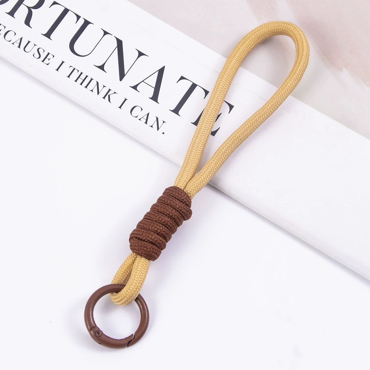 Плетеный креативный мобильный телефон, подвеска handmade для ключей с молнией, рюкзак, аксессуар, аксессуары, DIY