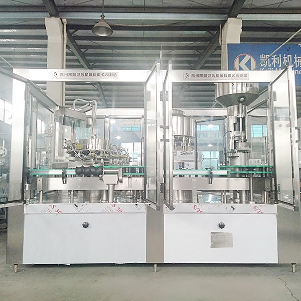 果酒冲瓶灌装打塞一体机 葡萄酒三联机 红酒灌装三合一设备