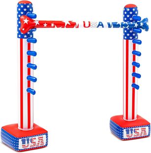 Amazon New Inflatable Jumper Adjustable Height Pool Party American Independence Day Game Decorative Arch