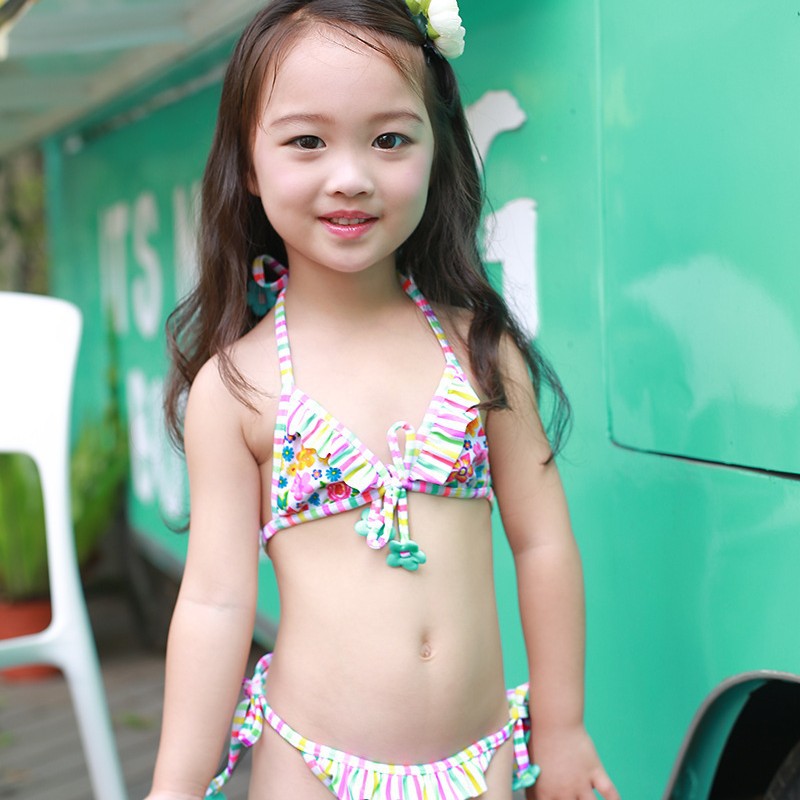 Blue children's swimwear