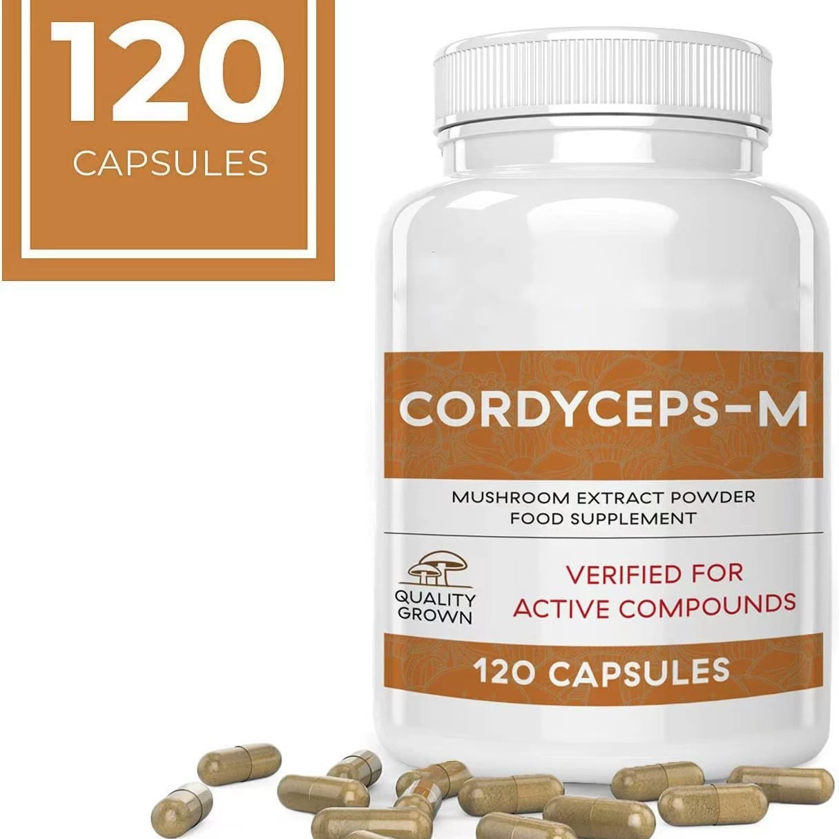 Капсулы с грибом Hericium, твердые капсулы с грибом львиная грива оптом