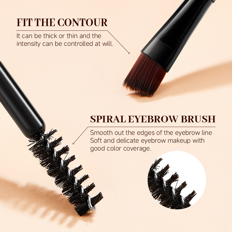 Life Grils transfronterizo 2 en 1 estofado gel de cejas, crema de cejas, no se desmache, no se quita el maquillaje transfronterizo, maquillaje de color, paquete en inglés