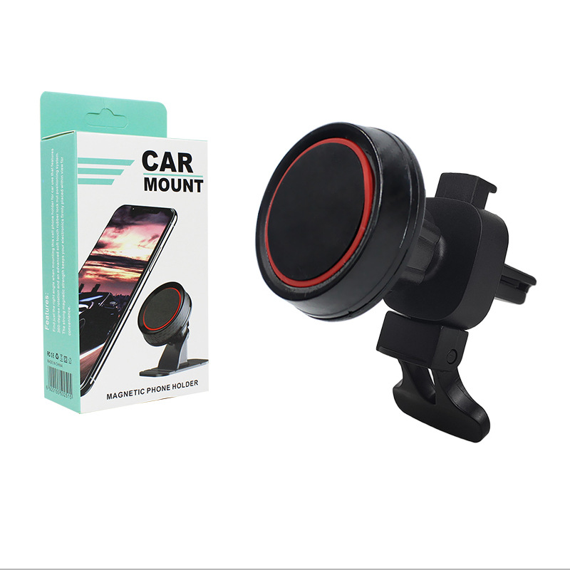 Windshield Air Vent Retractable Long Rod Magnetic Phone Holder Rectangular Magnetic Car Phone Holder