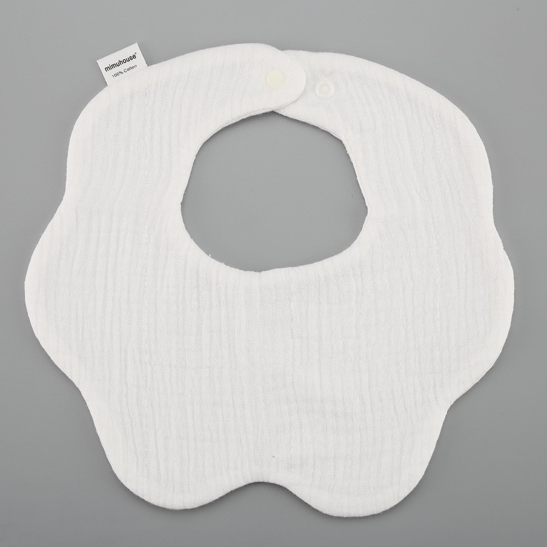 Babero de Pétalos de Gasa para Bebé 360 Grados de Gasa de Algodón, Absorbente de Agua, para Bebés image 6