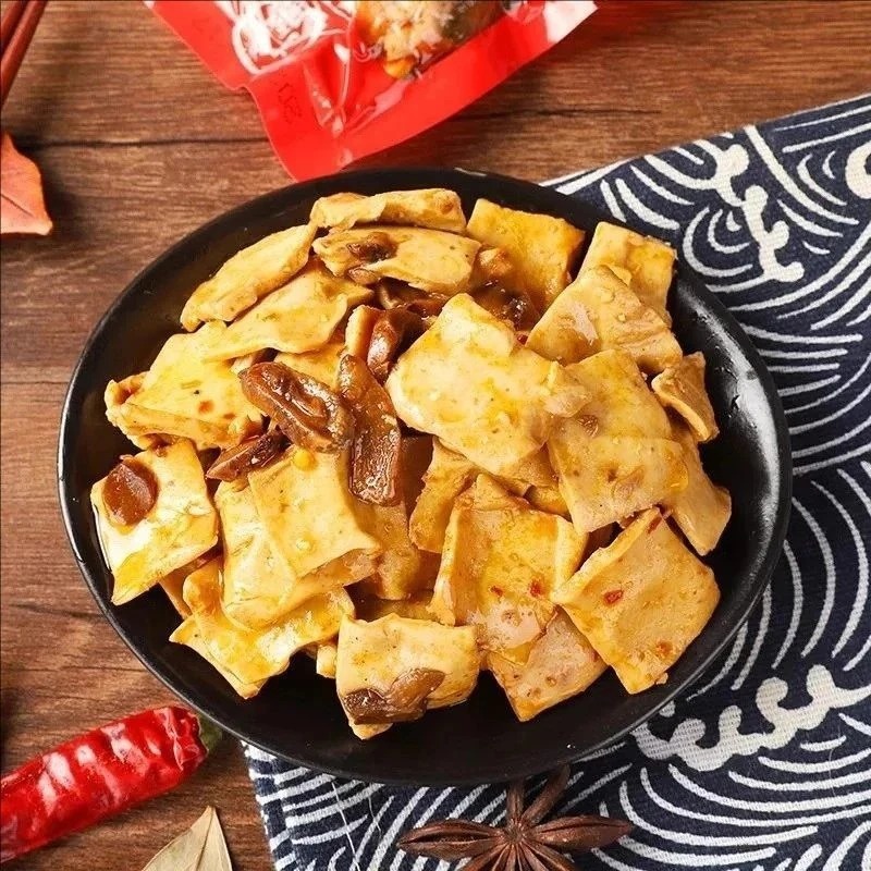 香菇豆干豆腐干五香麻辣味独立包装解馋美味宿舍零食即食追剧即食|undefined