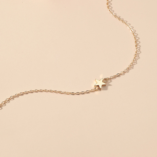 Fashionable and elegant temperament, gentle and simple cool style, small waist chain, Japanese and Korean new creative design, five-pointed star waist chain