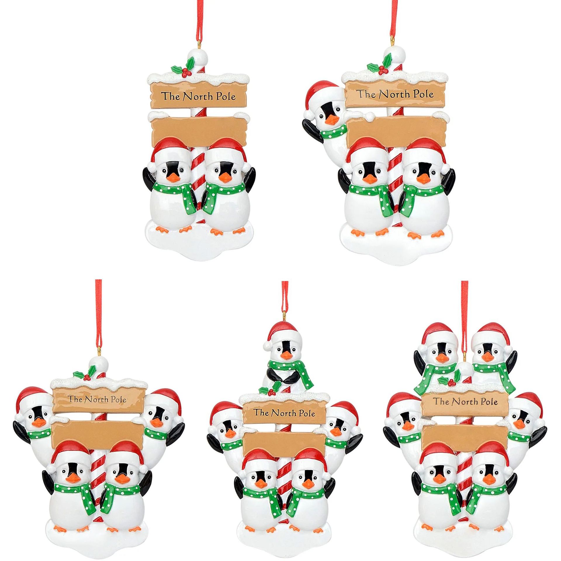 Christmas Cute Christmas Tree Bear Snowman Resin Party Hanging Ornaments 1 Set display picture 3