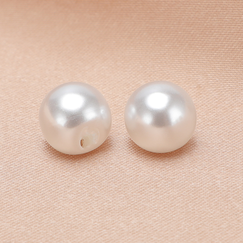 高端衣服珍珠纽扣衬衫装饰圆形扣子百搭儿童毛衣大衣开衫白色钮扣