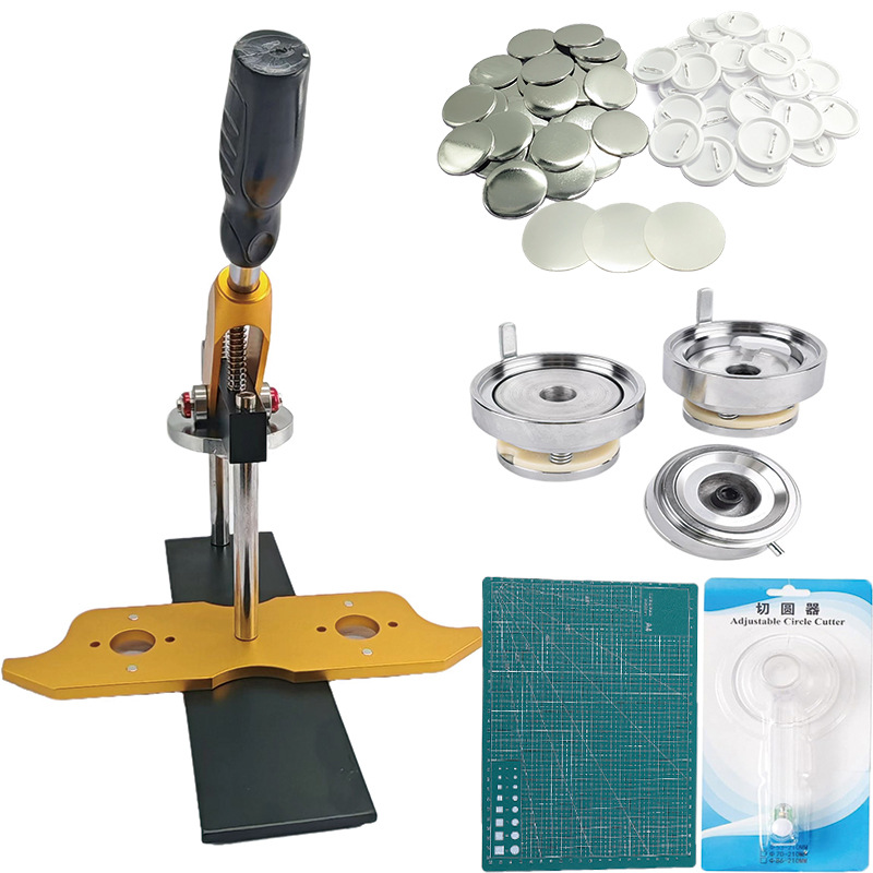 Máquina Giratoria Manual para Hacer Pines de Metal para Actividades DIY image 5