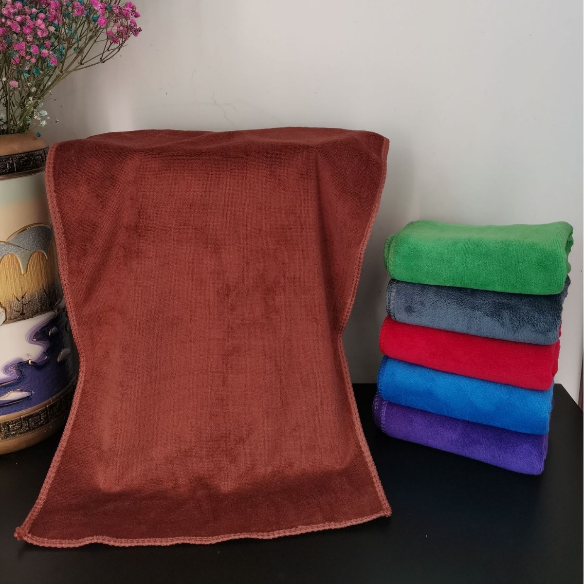 Paño de limpieza, toalla absorbente gruesa que no suelta pelusa, toalla específica para cocina, toalla de limpieza para mesa de limpieza del hogar 420g