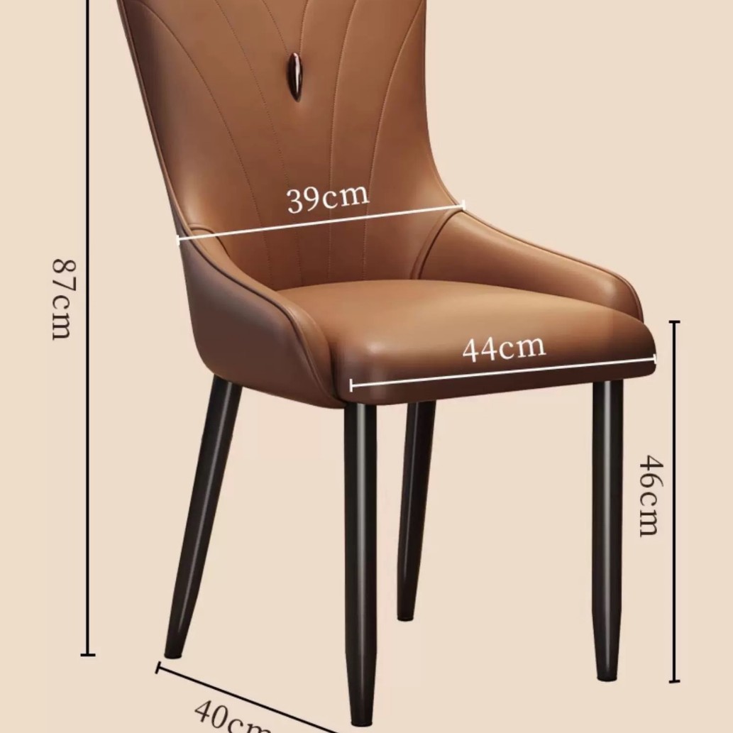 Silla de comedor Silla de respaldo de alta gama para el hogar Spot Cafe Hotel Chair Fabricante Venta al por mayor Silla de comedor con respaldo simple