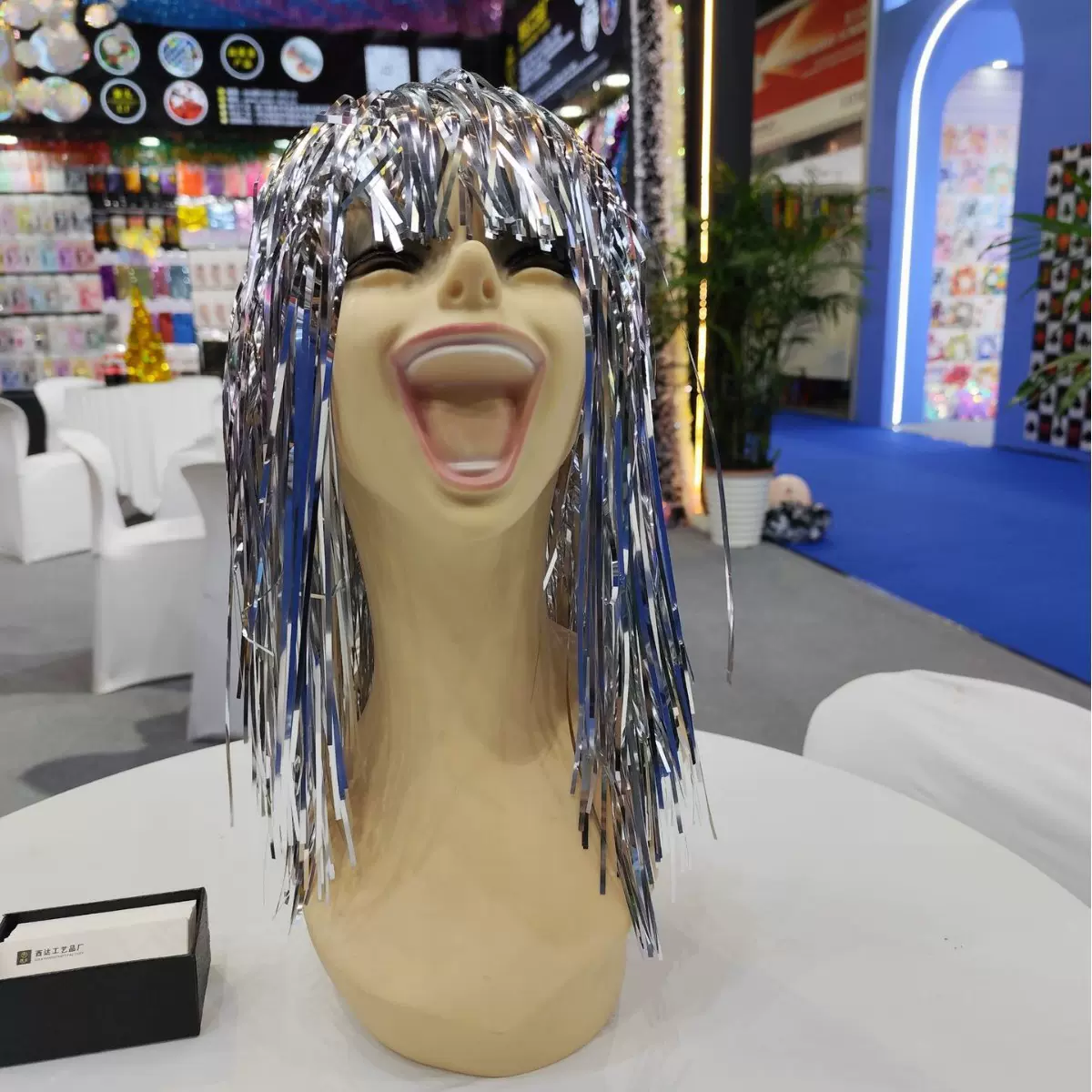 跨境cosplay雨丝假发迪斯科化妆舞会假发各种派对节庆狂欢假发