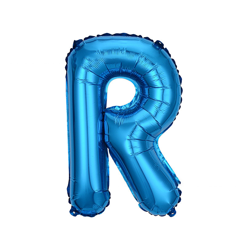 16 pulgadas letras inglesas globo rosa oro oro plata película de aluminio fiesta de cumpleaños fábrica al por mayor letra fiesta