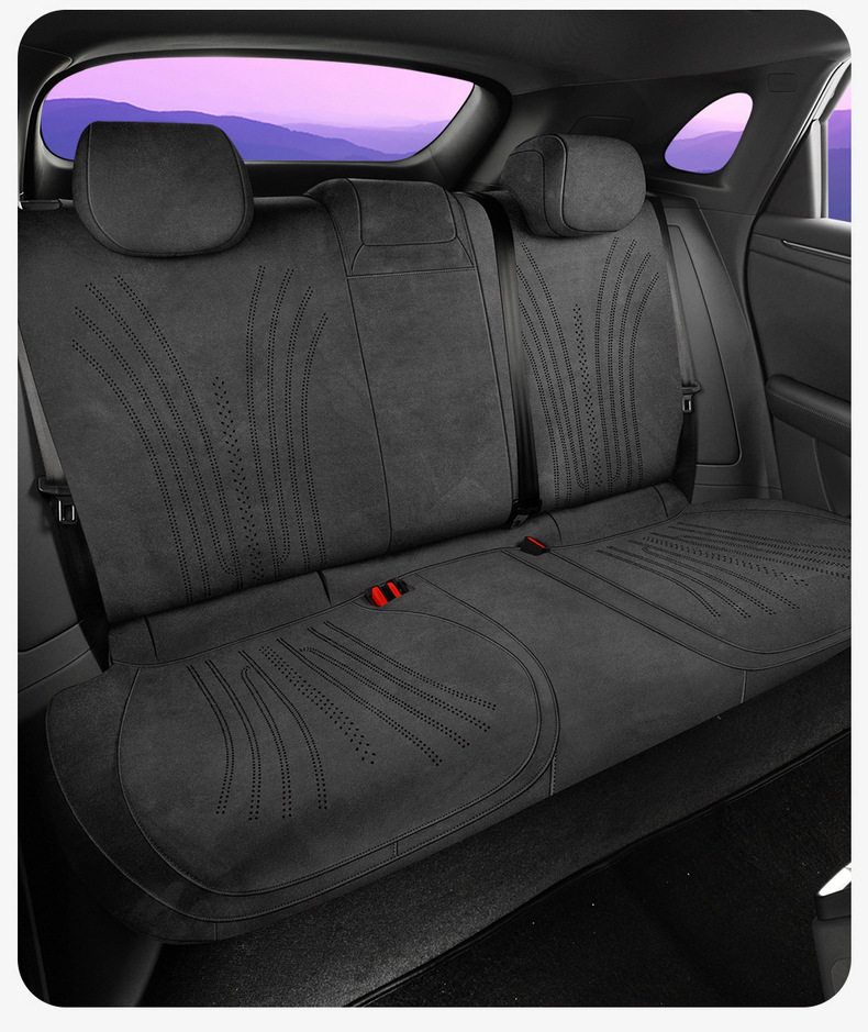 2026 Model Arcfox T5 Special Full-Cover Car Seat Covers, All-Season Universal Seat Cushions, Suede Leather Seat Covers
