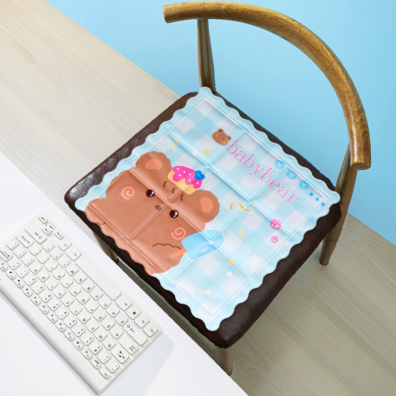 M3AO Summer cooling gel seat cushion office cooling chair pad student water pad ice silk pillow summer butt pad ice bag