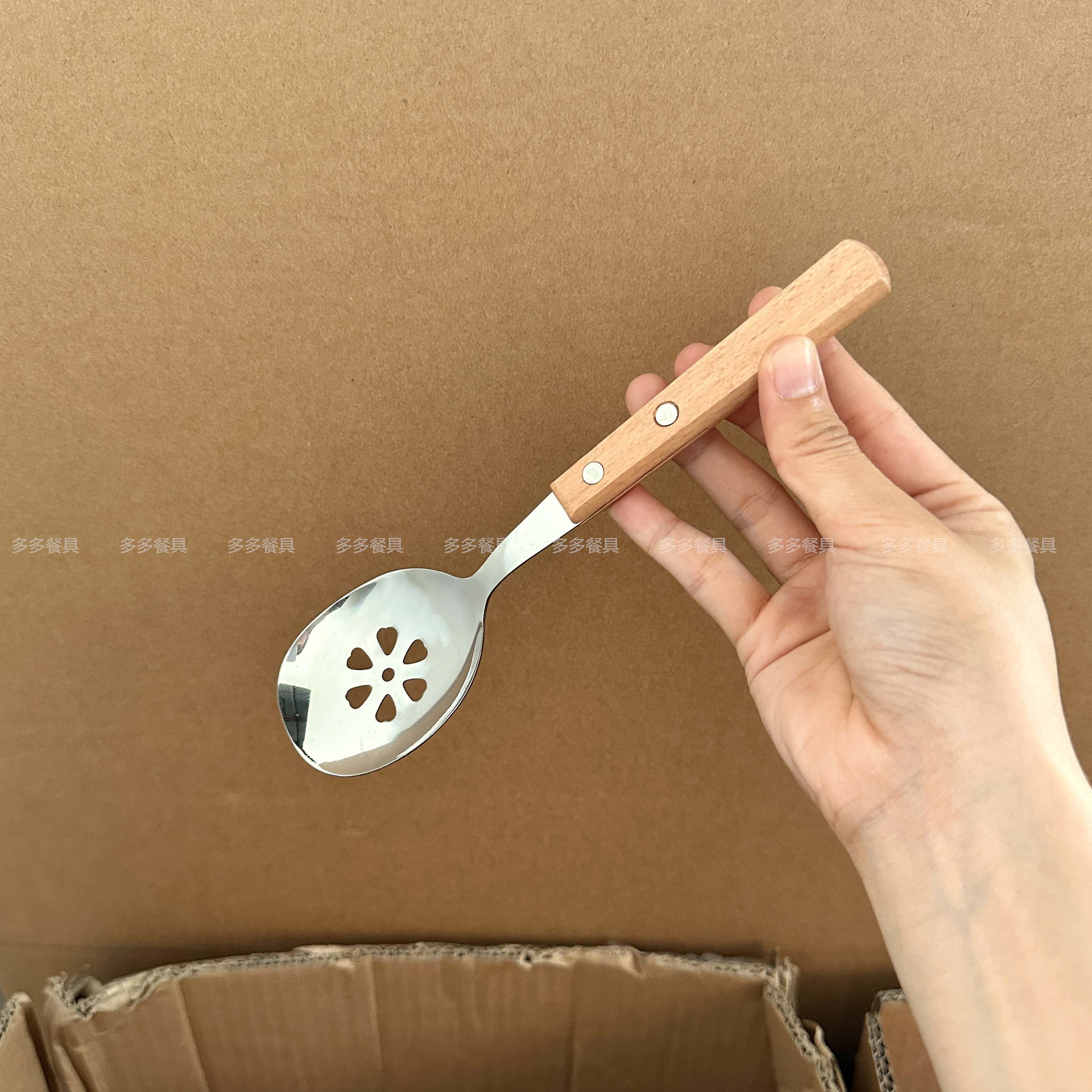 가벼운 나무 손잡이 - 야채 배수구【304】