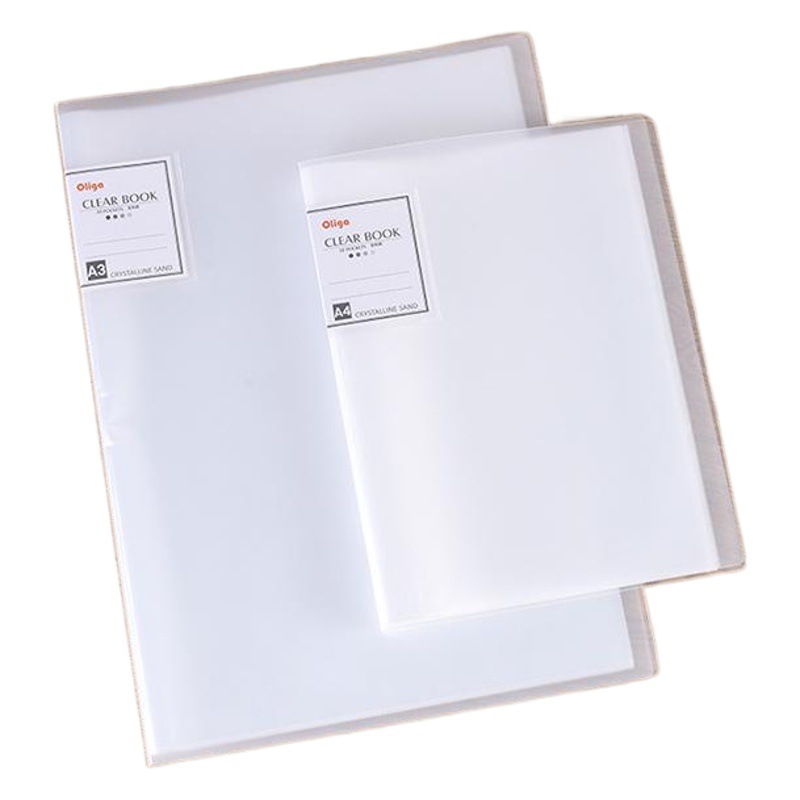 A2A3 clip de la carpeta de papel de prueba carpeta del estudiante de múltiples capas de la Escuela Secundaria de Prueba de papel libro de información de inserción transparente de clasificación
