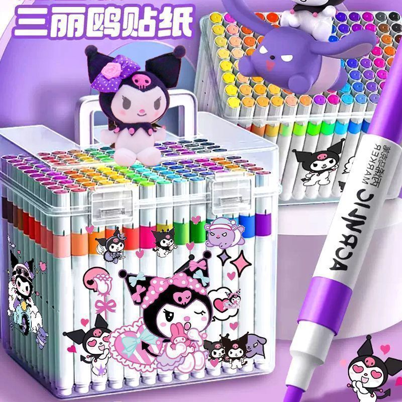 学生用アクリルマーカーペン、子供用洗える無毒水彩ペン、不透明紙セット、積み重ね可能なカラーアート紙|undefined