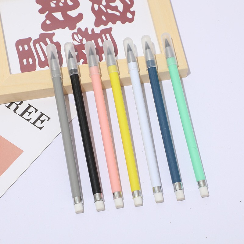 The New Eternal Pencil Has Black Technology That Never Finish Writing. the Macaron Color Does Not Need to Be Sharpened and Is Not Easy to Break