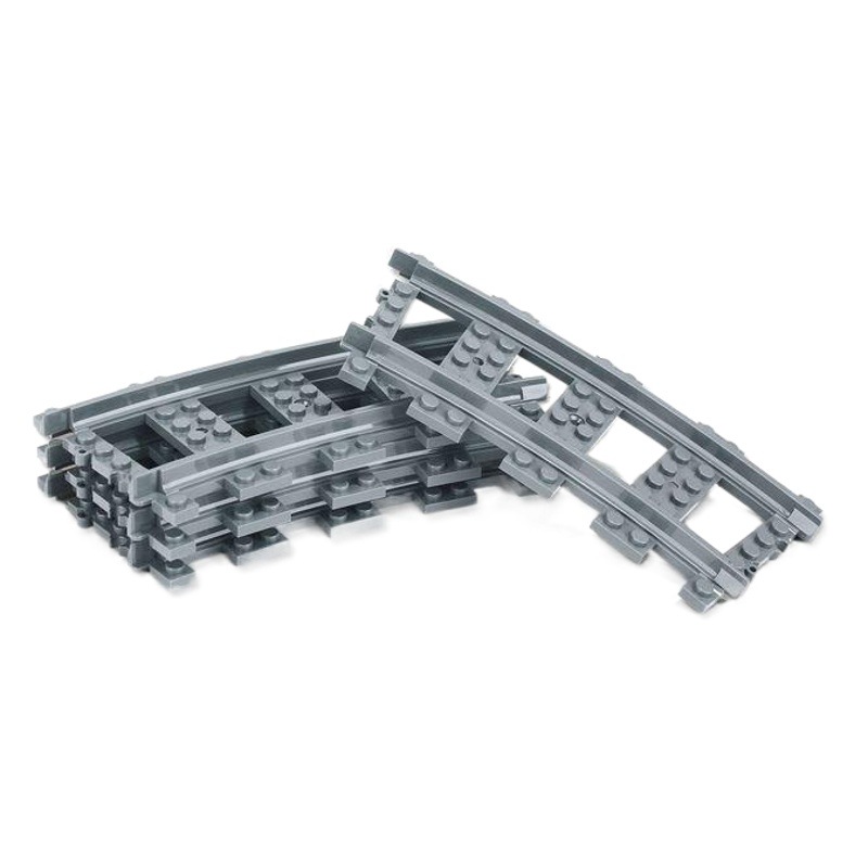 Beaver Building Blocks Train Track Series Straight/Curved Track Bulk Parts Chenghai Wholesale 98215