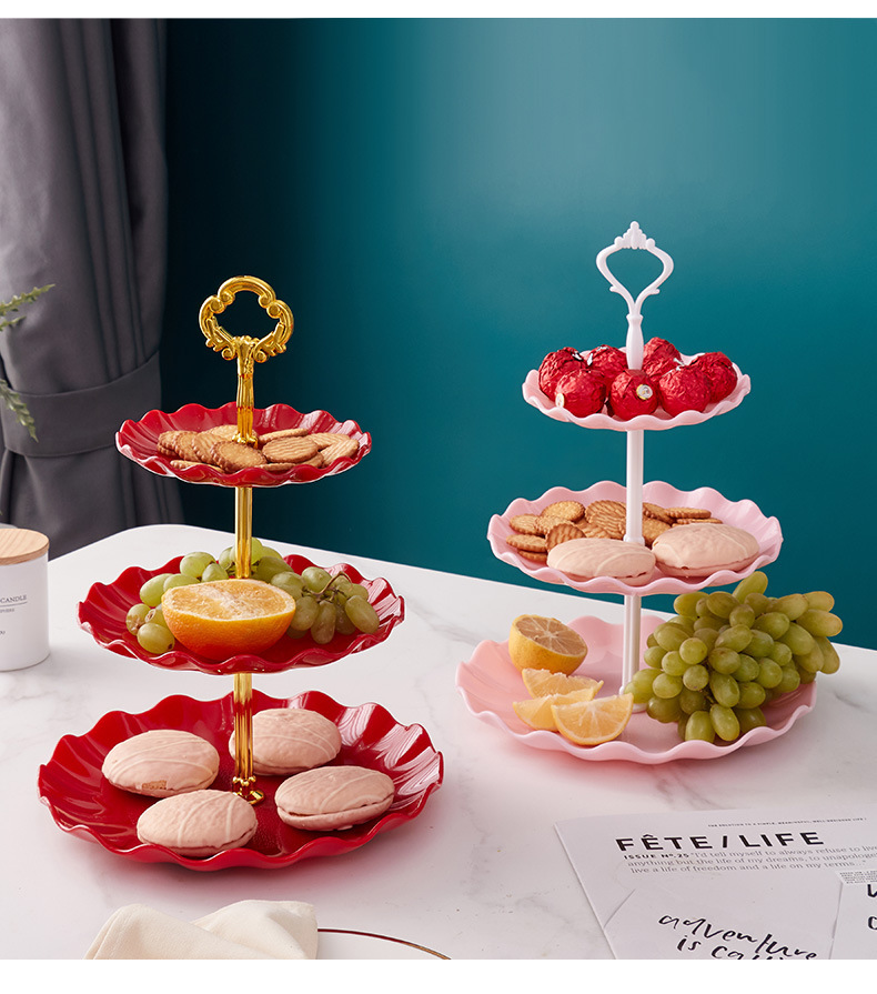 Three-tier fruit platter 9