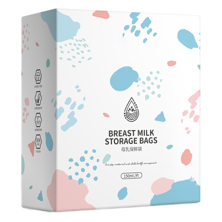 Bolsa de almacenamiento de leche bolsa de leche desechable Almacenamiento de leche materna bolsa de conservación de leche humana bolsa de almacenamiento de leche congelada 100ML150ML