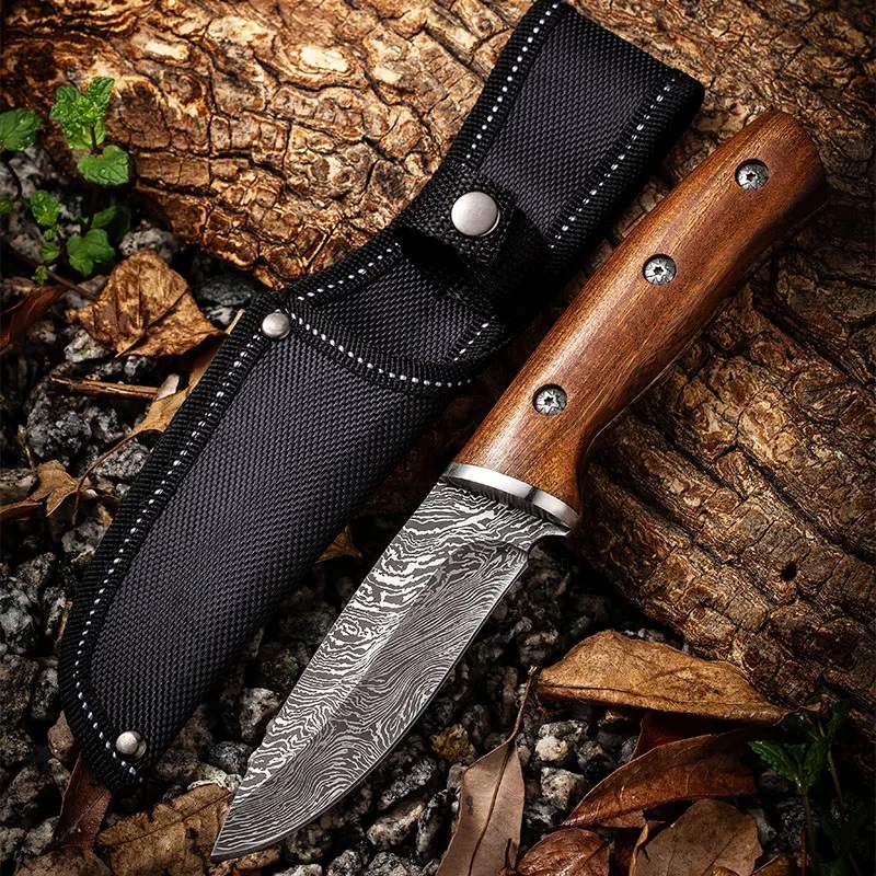 Yangjiang Outdoor Knife, High Hardness Handle Meat Knife, Portable Meat Cutting Knife, Wilderness Survival Knife, Camping Boning Knife