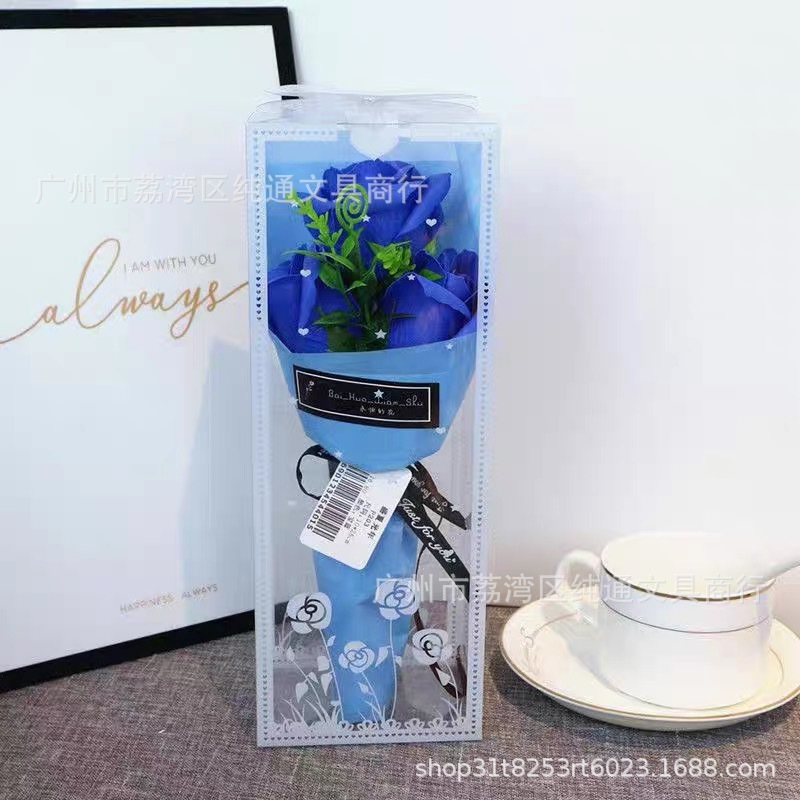 母亲节情人节小礼品批发玫瑰花束礼盒高档礼盒香皂花束仿真玫瑰花|undefined