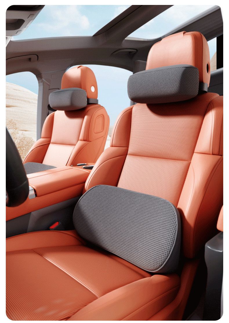 Suitable for AITO M6, same style as the mall's lumbar support, headrest, neck support, and waist support, car interior accessories, must-buy parts for new car modification