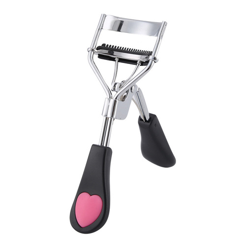 Heart Eyelash Curler Natural Curl Portable Heart Shaped Handle Eyelash Assistant Beauty Tool Yangjiang Factory Wholesale
