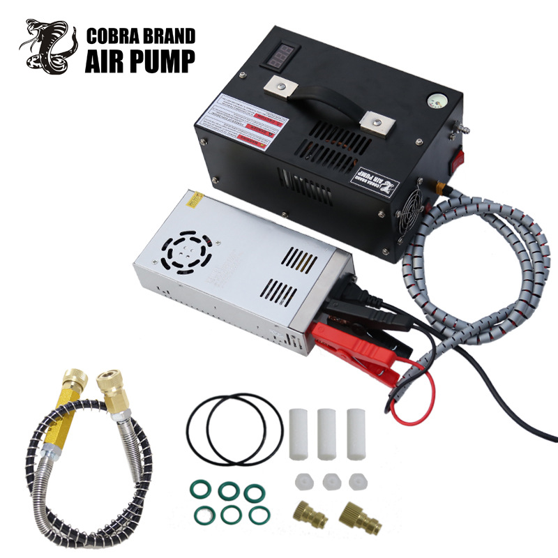 Cobra 12V coche eléctrico de alta presión sumergible bomba de aire 30MPA 4500psi 220V110V