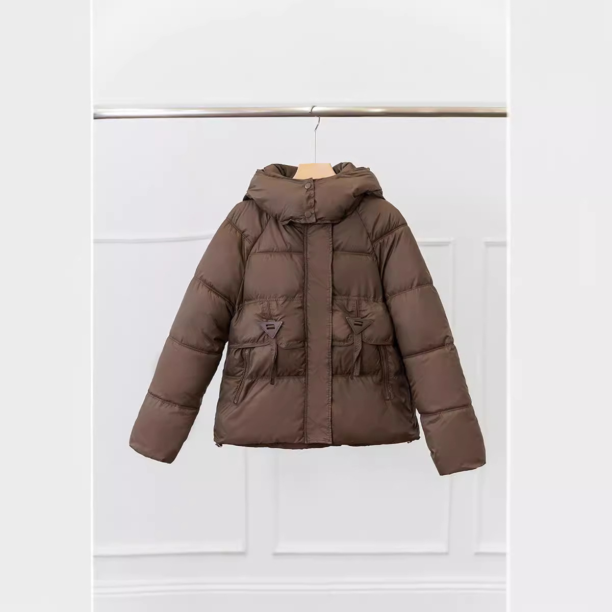 Ins Korean version winter for women 2024 new style student loose and warm bread cotton coat Down jacket_voghion.com